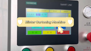 Blister karonlama makinesinin yağının videosu