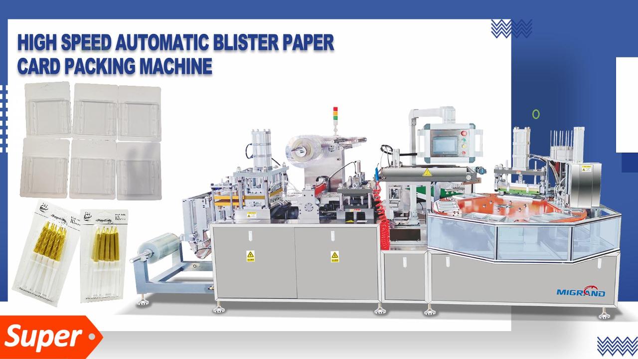 Doğum Günü Mumları için Tayland Plastik Blister Ambalaj Makinesine İhraç Edildi