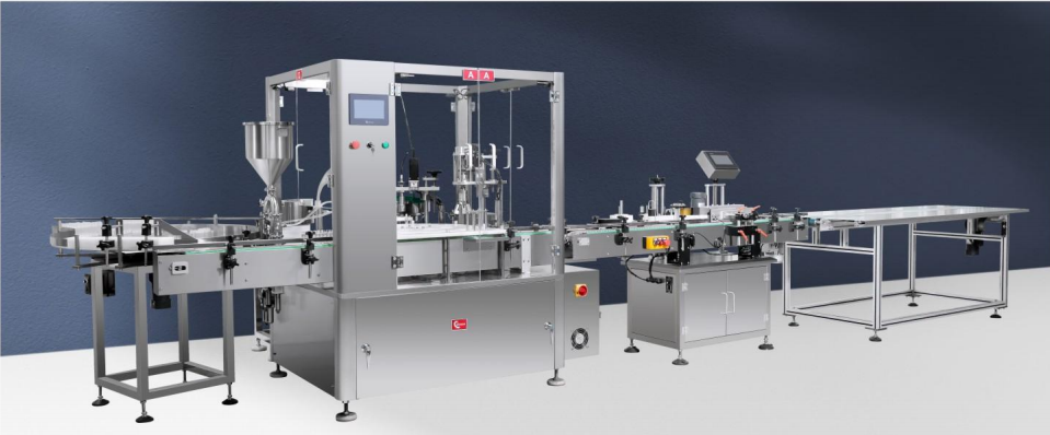 ZHJY-50 Şişe Dolgu ve Kapatma Makinesi U&ccedil;ucu Yağ İ&ccedil;in