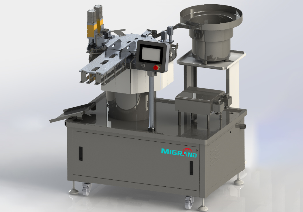 &Ouml;nceden Yapılmış Stand Up Spout Torbaları Doldurma ve Capping Makinesi