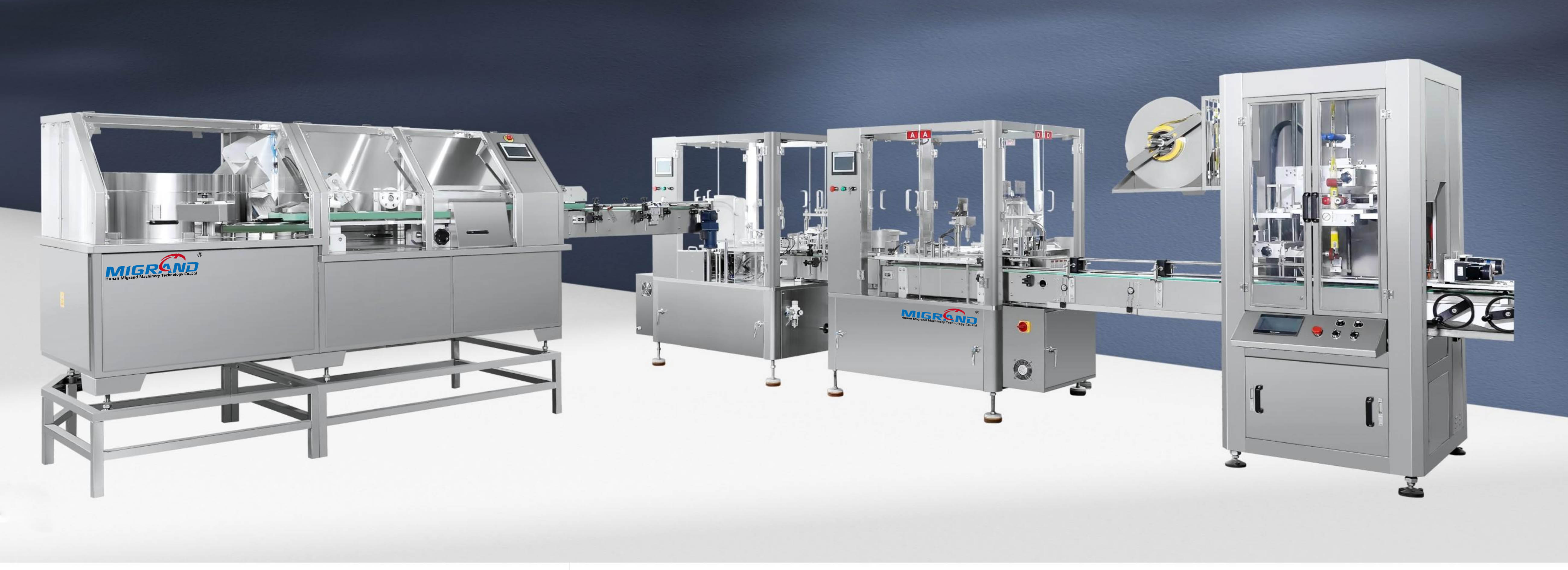 Şurup doldurma makinesi hattı