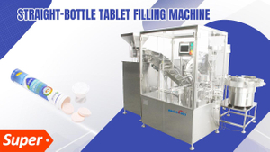 GD-80 Efervesan Tablet Tüp Dolum Kapak Kapatma Makinası